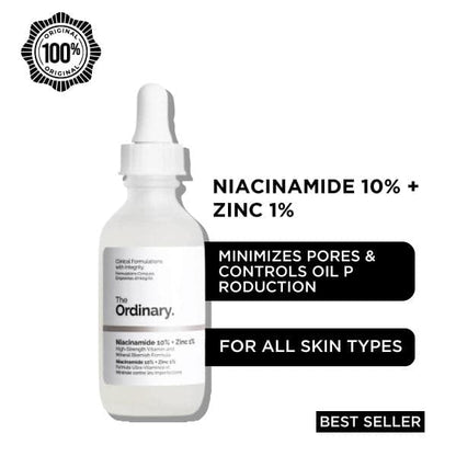The Ordinary Niacinamide 10% + Zinc 1% – 30ml Serum For All Skin Types
